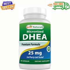 Best Naturals, Micronized DHEA 25 mg – 180 Capsules