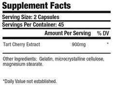 1 pk Tart Cherry Extract Antioxidant Anthocyanins Gout Joint Pain Arthritis