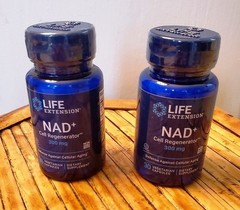 60 Life Extension NAD+ Cell Regenerator 300 mg-60 Vegie Caps-2 Bottles Exp-11/27