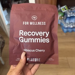 Recovery Gummies, Tart Cherry Gummies for Muscle Recovery,Hibiscus Cherry Flavor