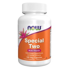 NOW Special Two – 120 Veg Capsules with Green Superfoods & Herbal Extracts