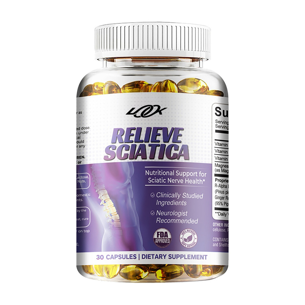 Relieve Sciatica Capsules – Nerve Support Formulas, Relieve Sciatic Nerve Pain