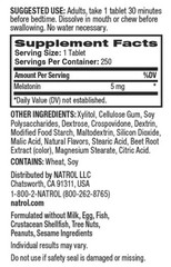 Natrol MELATONIN 5mg 250 Fast Dissolve Tab *Sleep Aid Strawberry Flavor EXP 5/27