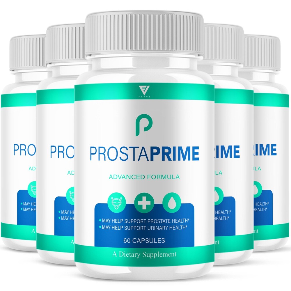 (5 Pack) ProstaPrime Prostate Capsules, ProstaPrime Max Strength (300 Capsules)