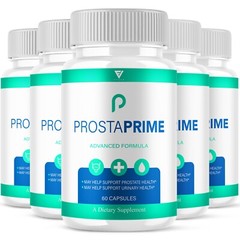 (5 Pack) ProstaPrime Prostate Capsules, ProstaPrime Max Strength (300 Capsules)