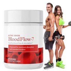 2Bottles Bloodflow-7 Blood Circulation Supplement | Nitric Oxide with Nitros