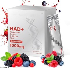 NAD+ 1000mg Liquid Packets Supplement – Premium Nicotinamide Riboside