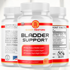 (3 Pack) Sweet Restore Bladder Control Advanced Bladder Supplement 180 Capsules