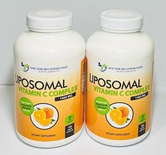 Liposomal Vitamin C Complex 1400 MG 180 Veggie caps✅TWO PACK