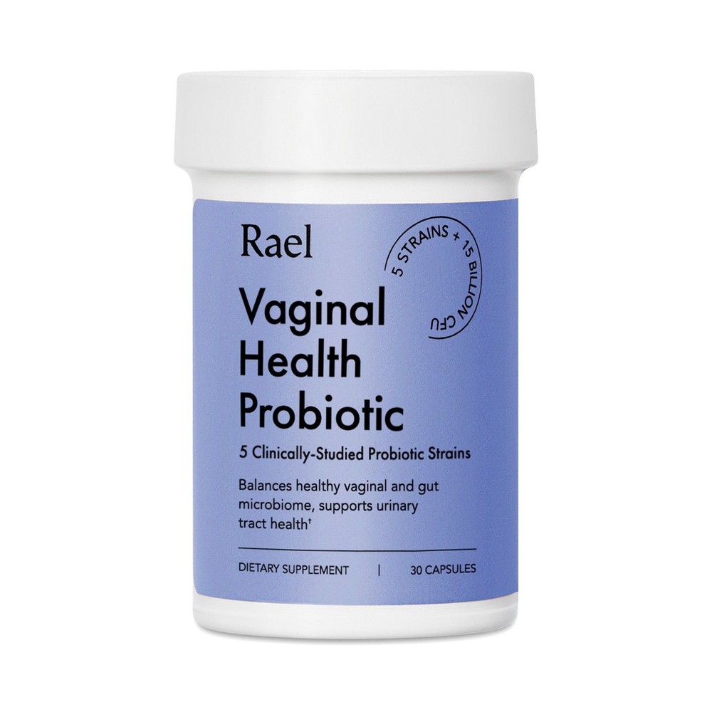 Rael Vaginal Probiotic 30 Capsules gluten sugar cruelty free vegan