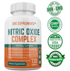 1 Nitric Oxide 3500mg L-Arginine AKG Citrulline Keto Muscle Pump Growth Pills