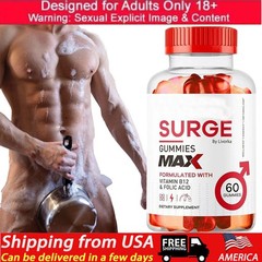 Vital Surge Male Gummies Maximum Strength Vital Surge Advanced Formula 60 Count