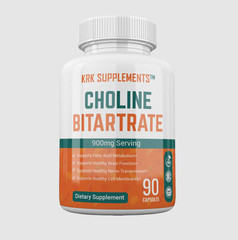 Supplements Alpha GPC Choline Capsules – 90 Count, 900Mg Servings –
