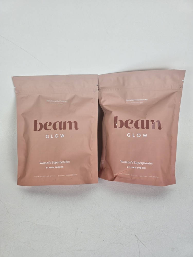 Beam Glow Women Strawberry Kiwi Drink Mix Cortisol Supplement PCOS PMS Menopause