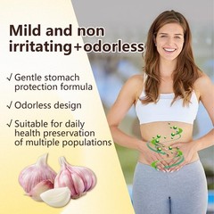 Aged Odorless Garlic Softgels – 240 Count, Non-GMO, Gluten-Free, Daily Wellness