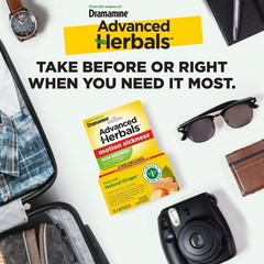 Advanced Herbals Motion Sickness Relief – Non-Drowsy, Naturals With Ginger, 18 C
