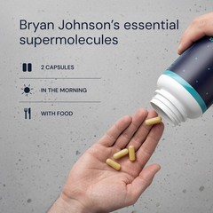 Blueprint Bryan Johnson Essential Capsules – Daily Multivitamin/Multimineral …