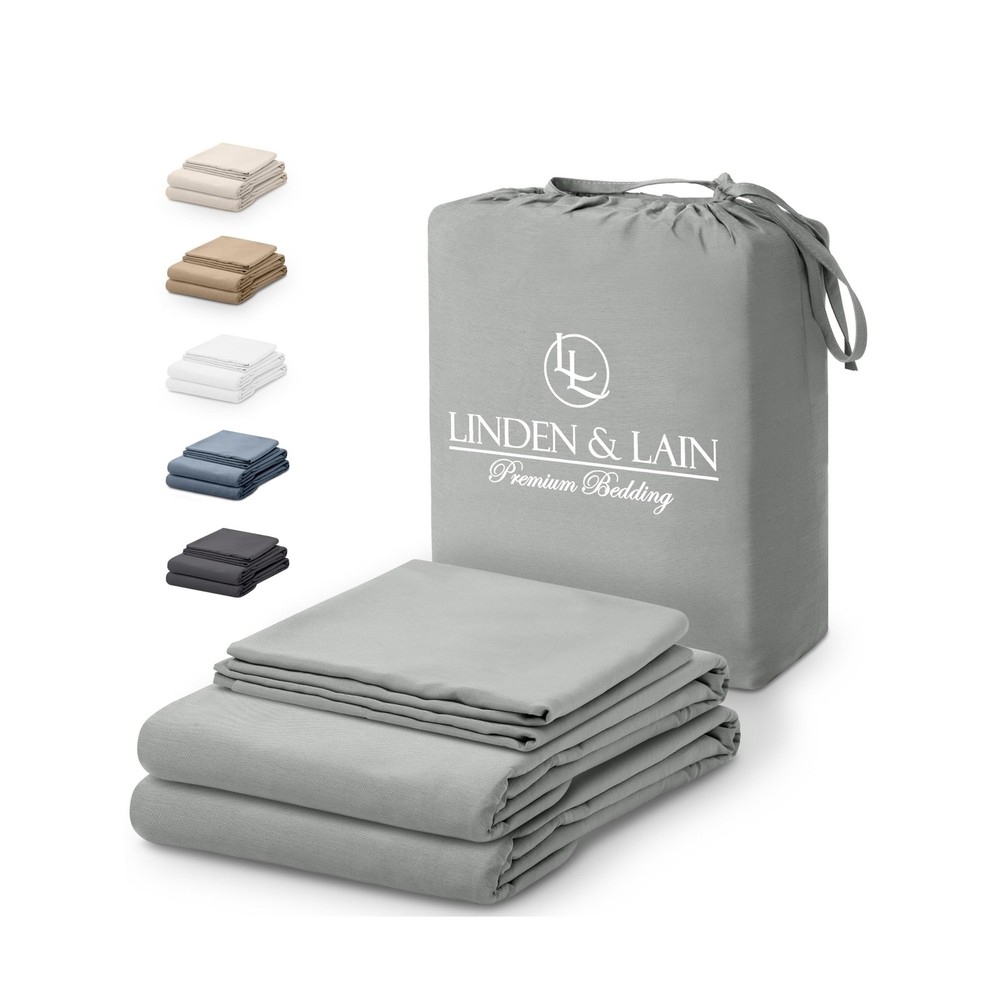 Linden & Lain Luxury King Size Bed Sheet Set | Organic Ultra Soft Bed Sheets …