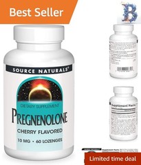 10mg Pregnenolone Cherry Lozenges for Inflammation & Age Management – 60 Count