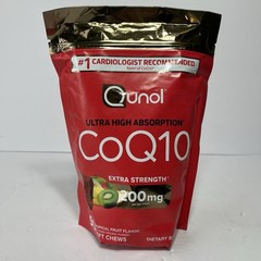 Qunol CoQ10, Tropical Fruit, 90 Soft Chews 100mg Each Ultra High Absorption