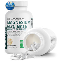 Magnesium Glycinate 200 MG Chelated High 60 Count (Pack of 1)