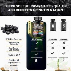 Dynamic Vitality Bundle – Sea Moss 7000mg,Black Seed Oil 4000mg/ Shilajit