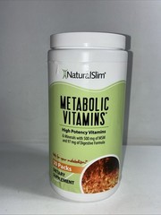 Sealed Natural Slim Metabolic Vitamins Supplement 30 Packs Slightly Damaged Oute