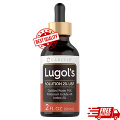 Lugols Iodine 2 Percent 2 Fl Oz Potassium Iodide and Solution