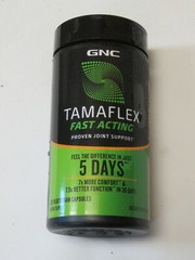 GNC Tamaflex Fast Acting Proven Joint Support 5 Days 7X Comfort 118 Caps OPENED