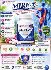 Mirex Ismerely Mobility & Joint Wellness Supplement Herbal Formula 30 Capsules