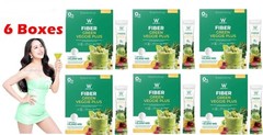 6 X Wink White Fiber Green Veggie Plus Drink Powder 10 Sachets