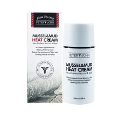 Peter & John Mussel & Mud Heat Cream 100mL NZ Warming Massage Cream
