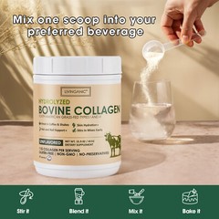 Hydrolyzed Bovine Collagen Powder Type i & iii for Health Hair Skin Nail Joints