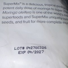 Isagenix SuperMix Moringa Powder Supplement Gluten-Free Tropical 32 x 11.6g