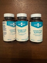 Lot of 3 One-A-Day Cognitive Support 30 Caps Each Exp 03/2025