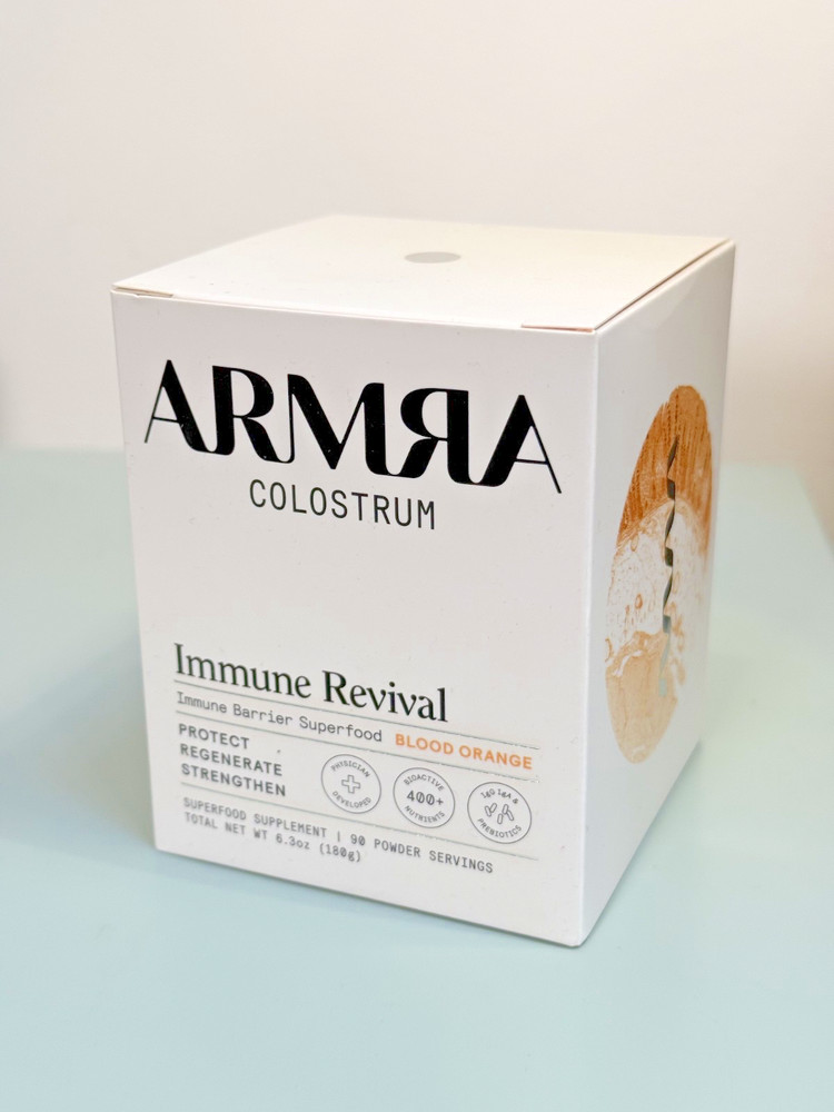 ARMRA Colostrum Immune Revival – Immune Barrier Superfood – Blood Orange – 6.3oz