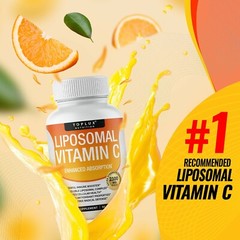 Liposomal Vitamin C 2100 MG Capsules (2 PACK) High Absorption Vitamin C Pills