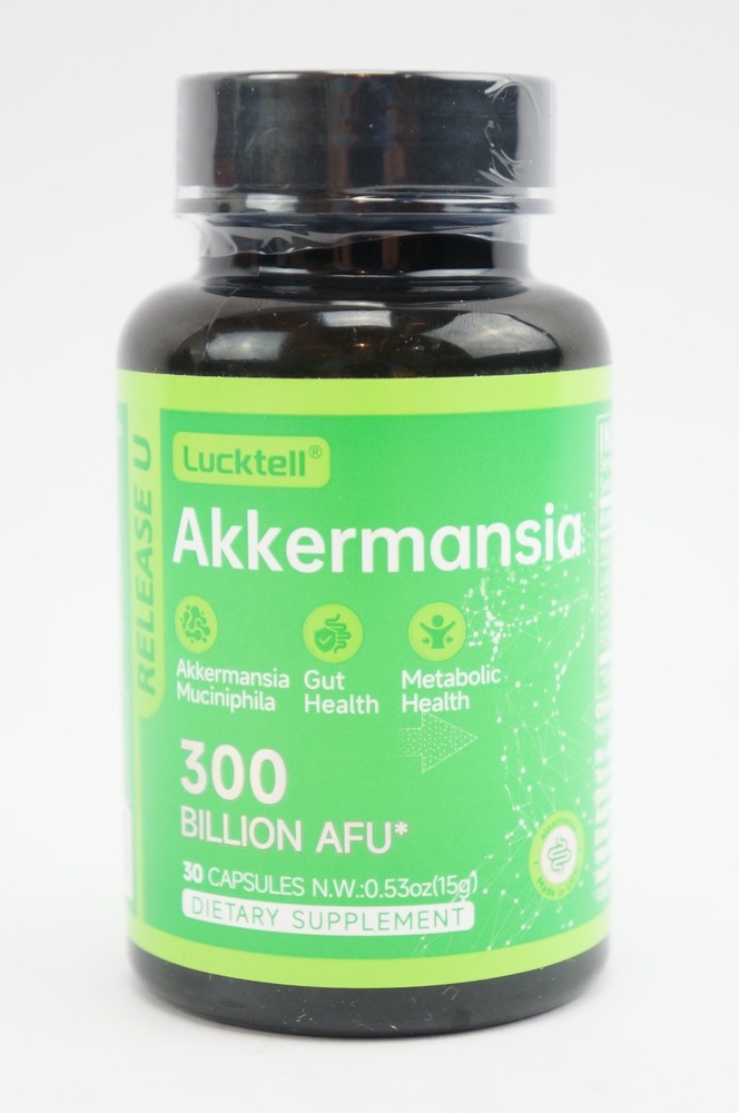 LuckTell Akkermansia Probiotic Weight Loss Gut Health 300 Billion AFU Exp 06/26