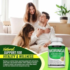Toplux Moringa Capsules – 3-Pack – 1200mg – 270 Capsules – Vegan, Non-GMO