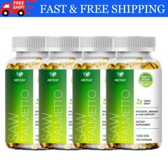 Saw Palmetto Extract 1000mg Prostate Supplement Urinary Men Health 120 Capsules