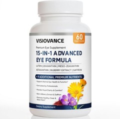 VisioVance 15 in 1 Advanced Eye Formula, Vitamin and 1 Count (Pack of 1)