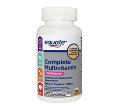 Equate Complete Multivitamin Tablets, Women 50+, 100 Count..