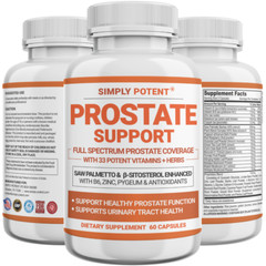 Prostate Support Supplement 33 Herb Complex Urinary Functions & Prostate Health