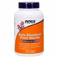 Beta-Sitosterol Plant Sterols 180 SOFTGELS By Now Foods