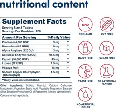 American Health Super Papaya Enzyme Plus (360 Chewable Tablets)