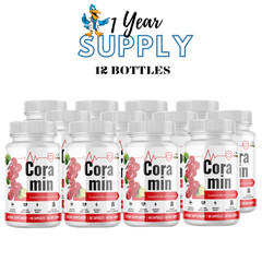Coramin- Blood Support- 12 Bottles- 720 Capsules