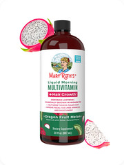 Mary Ruth’s Liquid Morning Multivitamin + Hair Growth Dragon Fruit Melon 30 oz