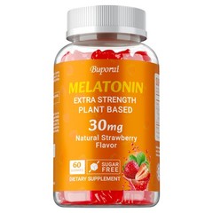 Melatonin Gummies 30mg — Adults Extra Strength Melatonin,Improves Sleep Quality