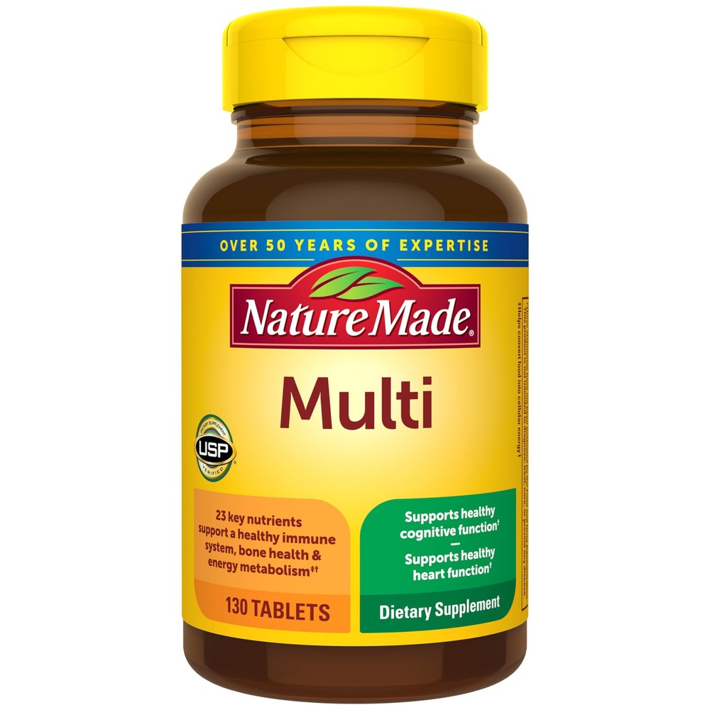 Multivitamin Tablets with Iron, Multivitamin for Women and Men for Daily Nutriti