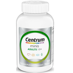 Centrum Minis Silver Multivitamin for Adults 50 Plus, Multimineral Supplement, V